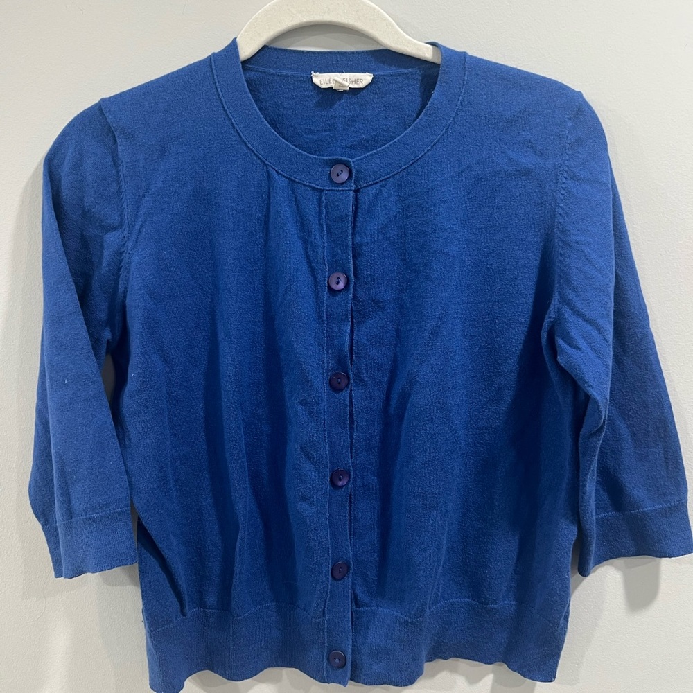 Cashmere blend Eileen Fisher cardigan